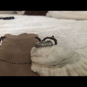David Yurman The Crossover Collection Ring with Diamonds.